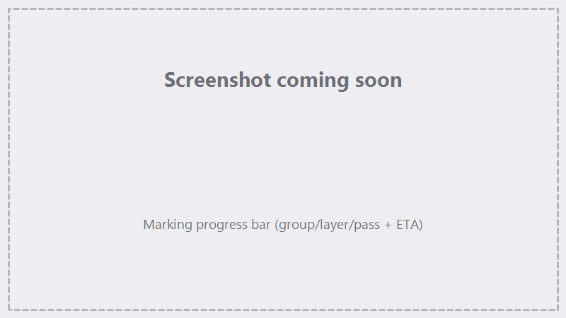 TODO screenshot: marking progress bar