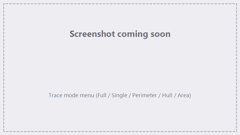 TODO screenshot: Trace mode dropdown